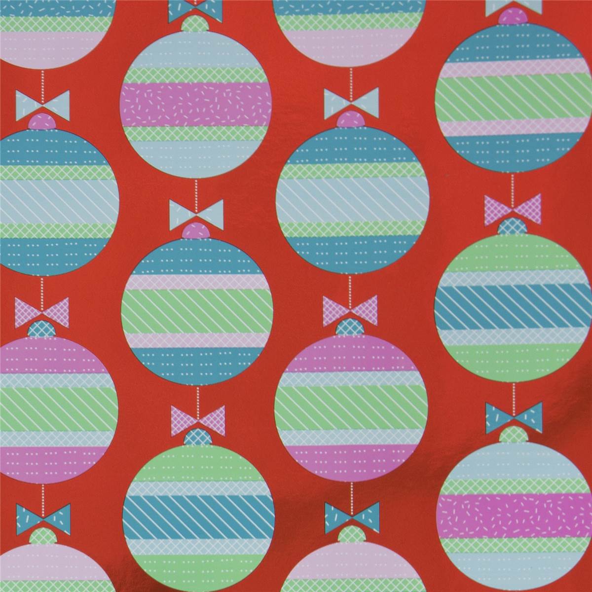 Christmas Geometric Ball Wrapping Paper 2m Each Woolworths