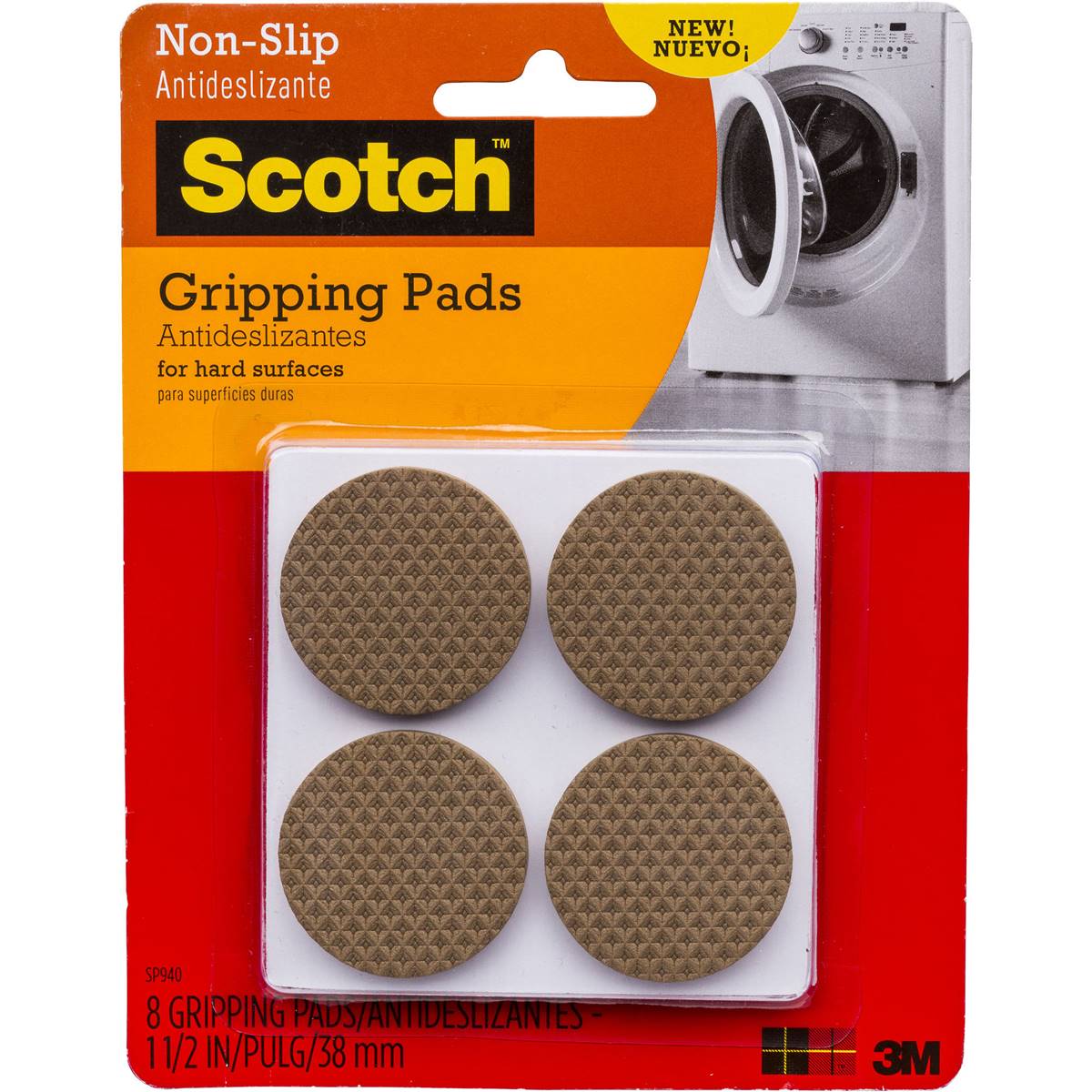 Scotch Gripping Pads Brown 8 Pack Woolworths
