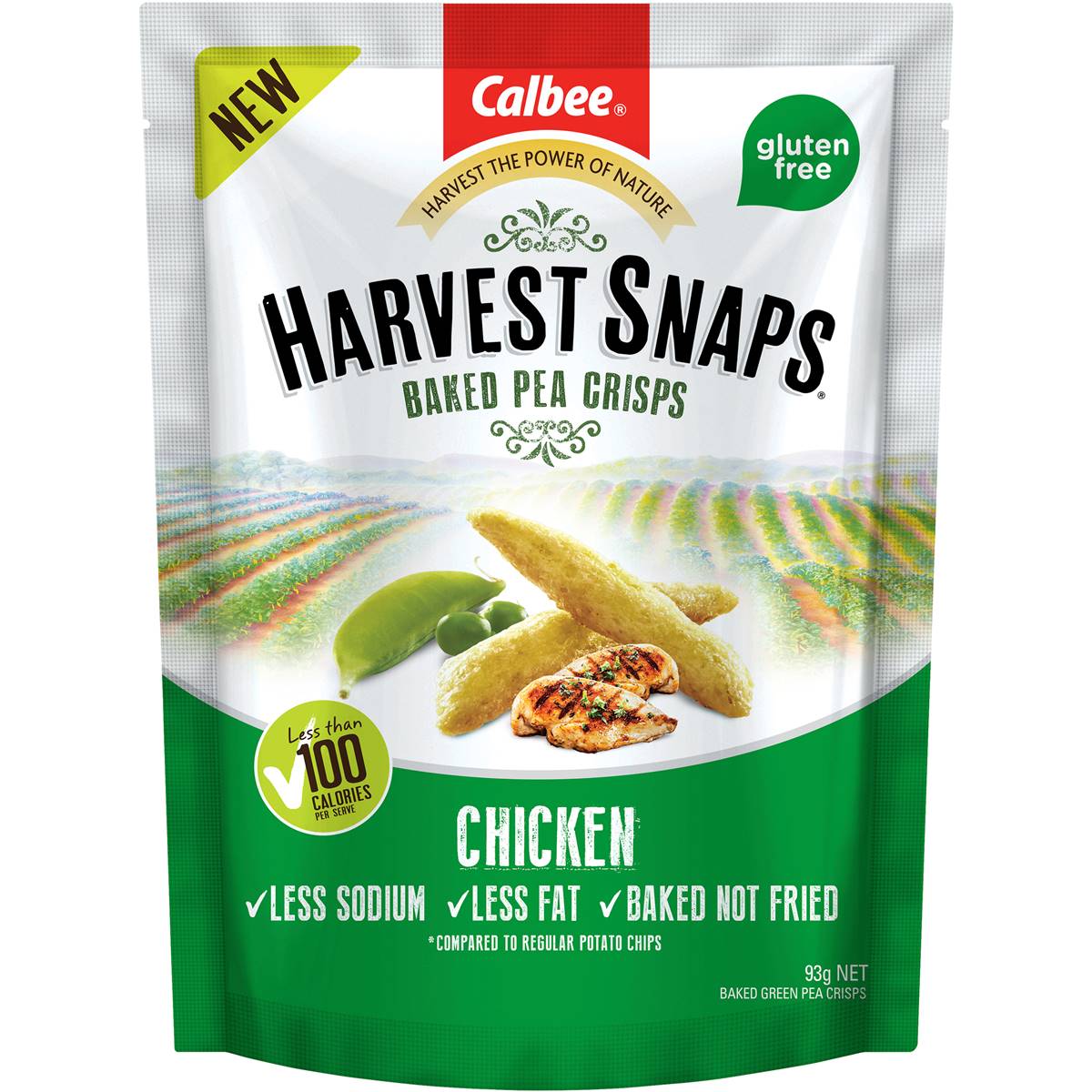 Calbee Harvest Snaps Chicken 93g Woolworths