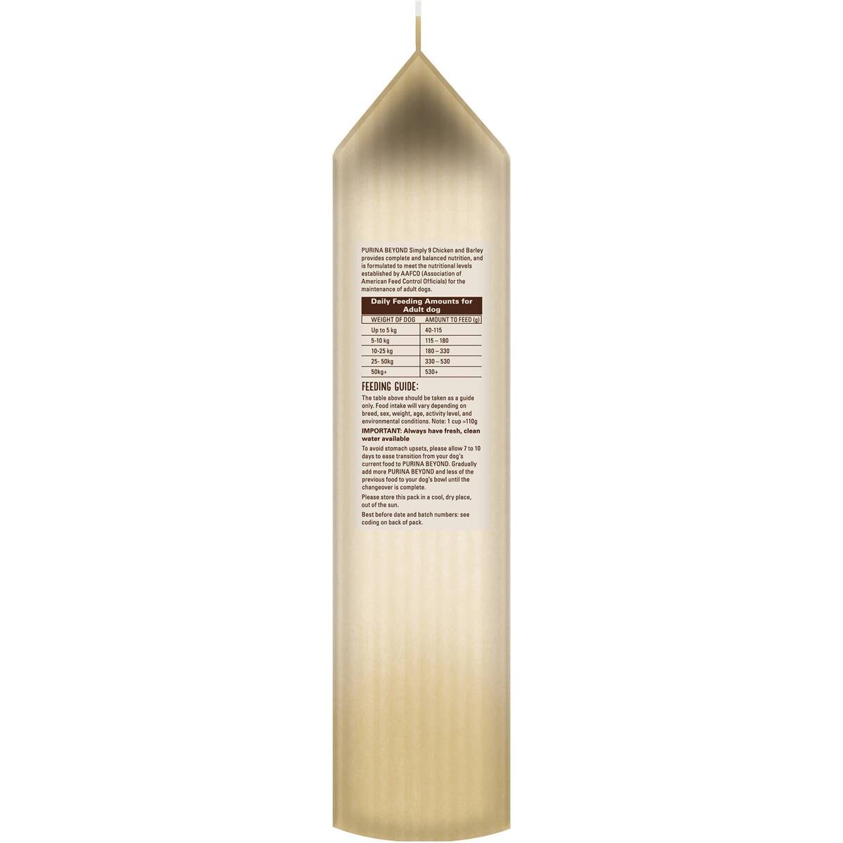 Beyond Simply 9 Chicken & Whole Barley 6.8kg Woolworths