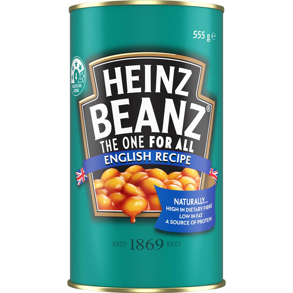 Heinz Beanz Baked Beans English Recipe 555g Woolworths