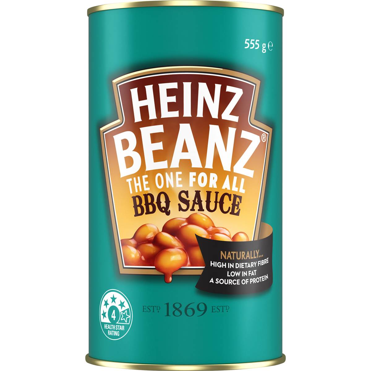 Heinz Beanz Baked Beans In Bbq Sauce Barbecue Beans 555g Woolworths