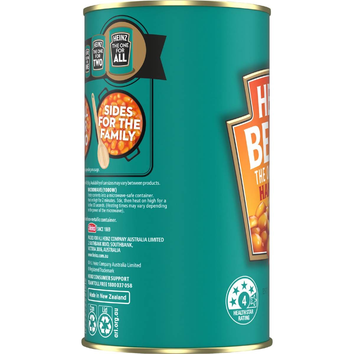 Heinz Beanz Baked Beans In Ham Sauce 555g Woolworths