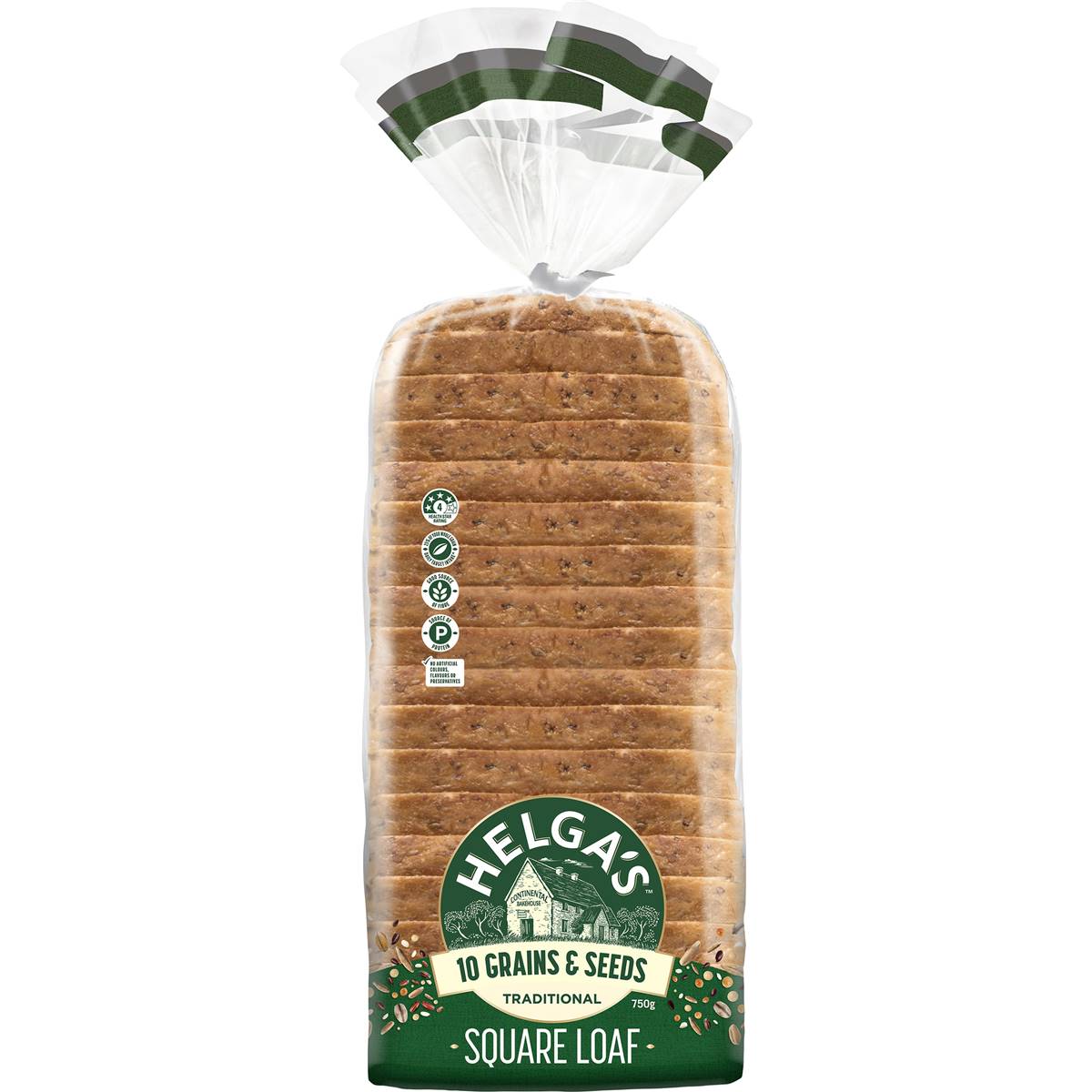 Helga's Square Loaf 10 Grains & Seeds