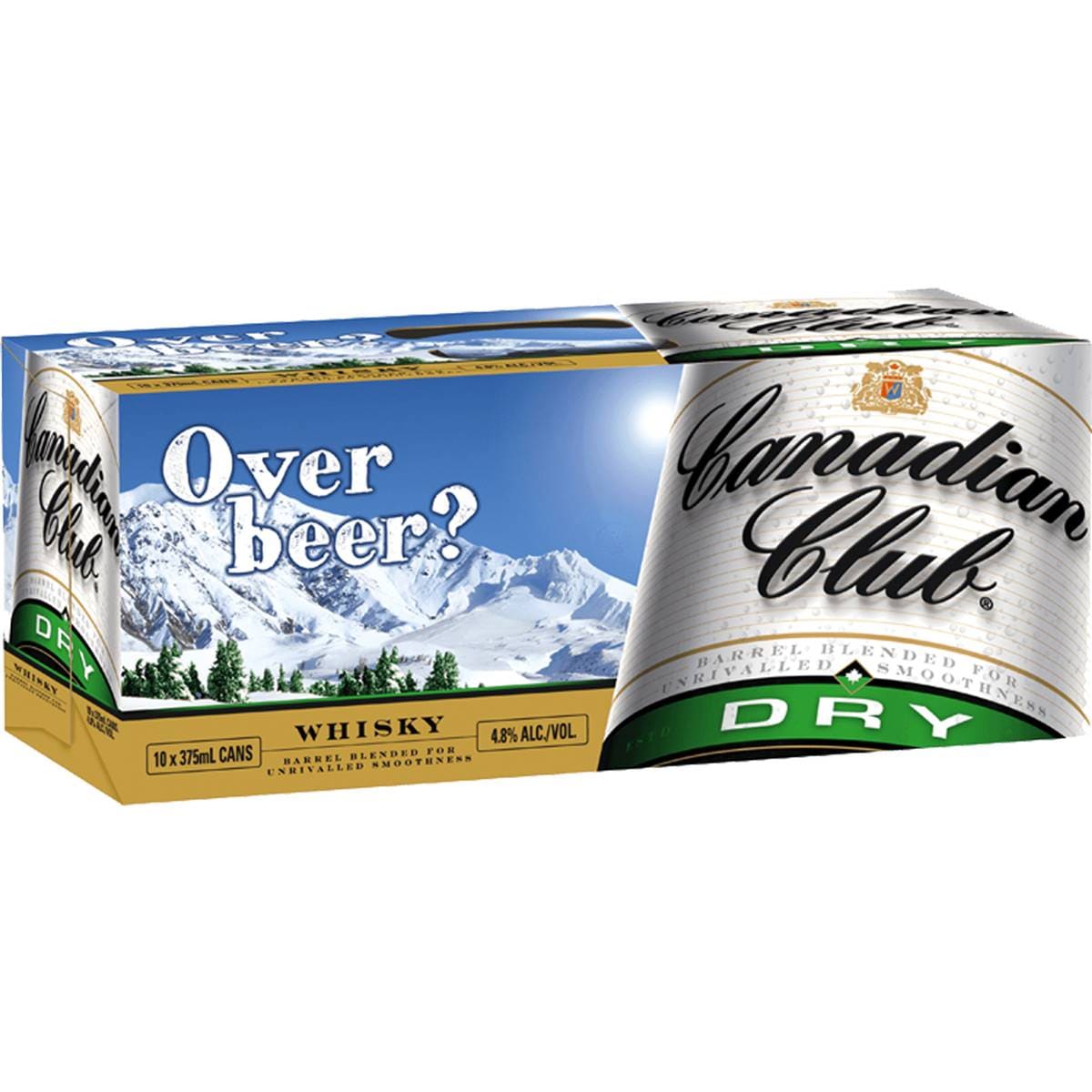 Canadian Club Whisky & Dry Can 3x10x375ml Woolworths