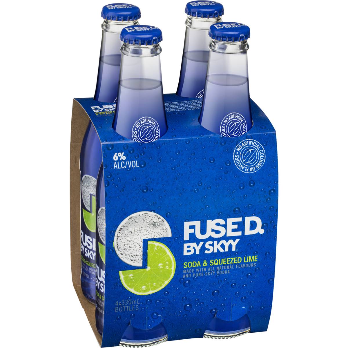 Skyy Fused Vodka Soda & Lime Bottles