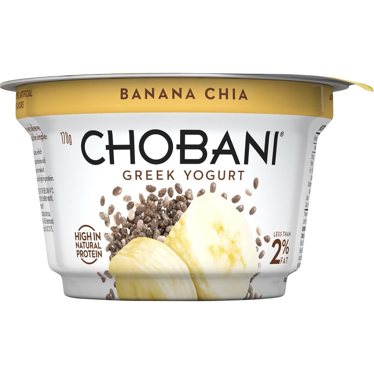 Chobani Banana Chia Yoghurt 170g Woolworths