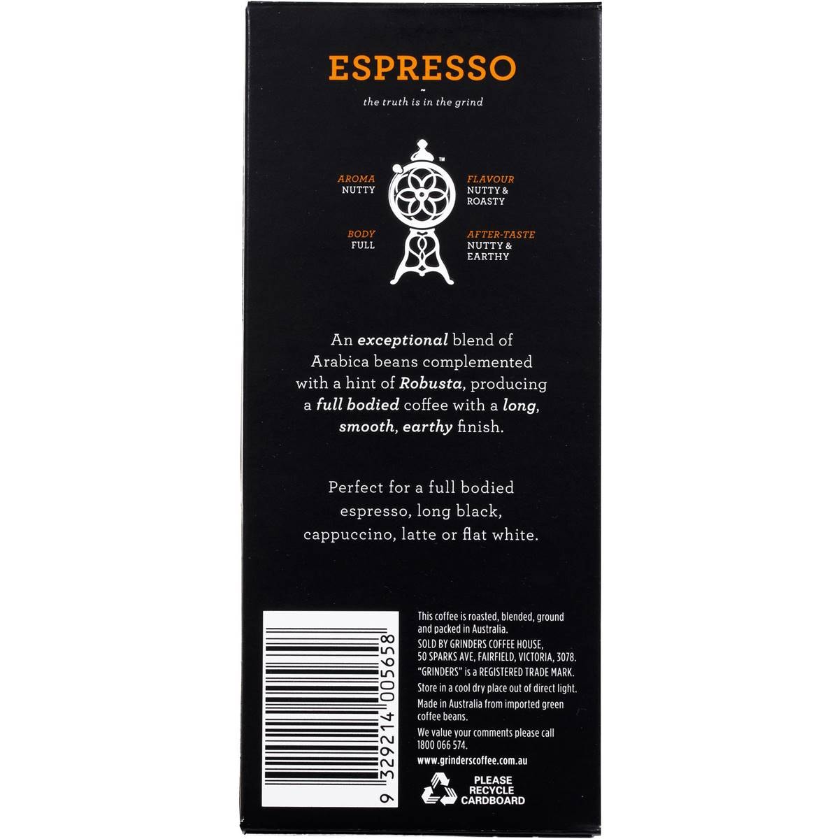 Grinders Coffee Capsules Espresso Nespresso System 10 Pack Woolworths