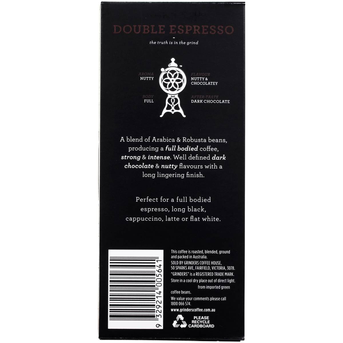Grinders Coffee Capsules Double Espresso Nespresso System 10 Pack Woolworths