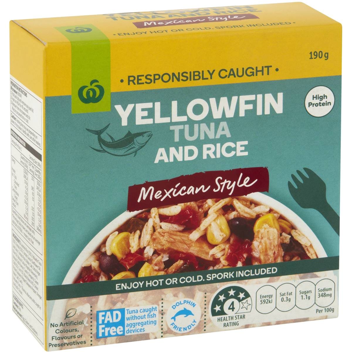 Woolworths Tuna And Rice Mexican Style 190g Woolworths