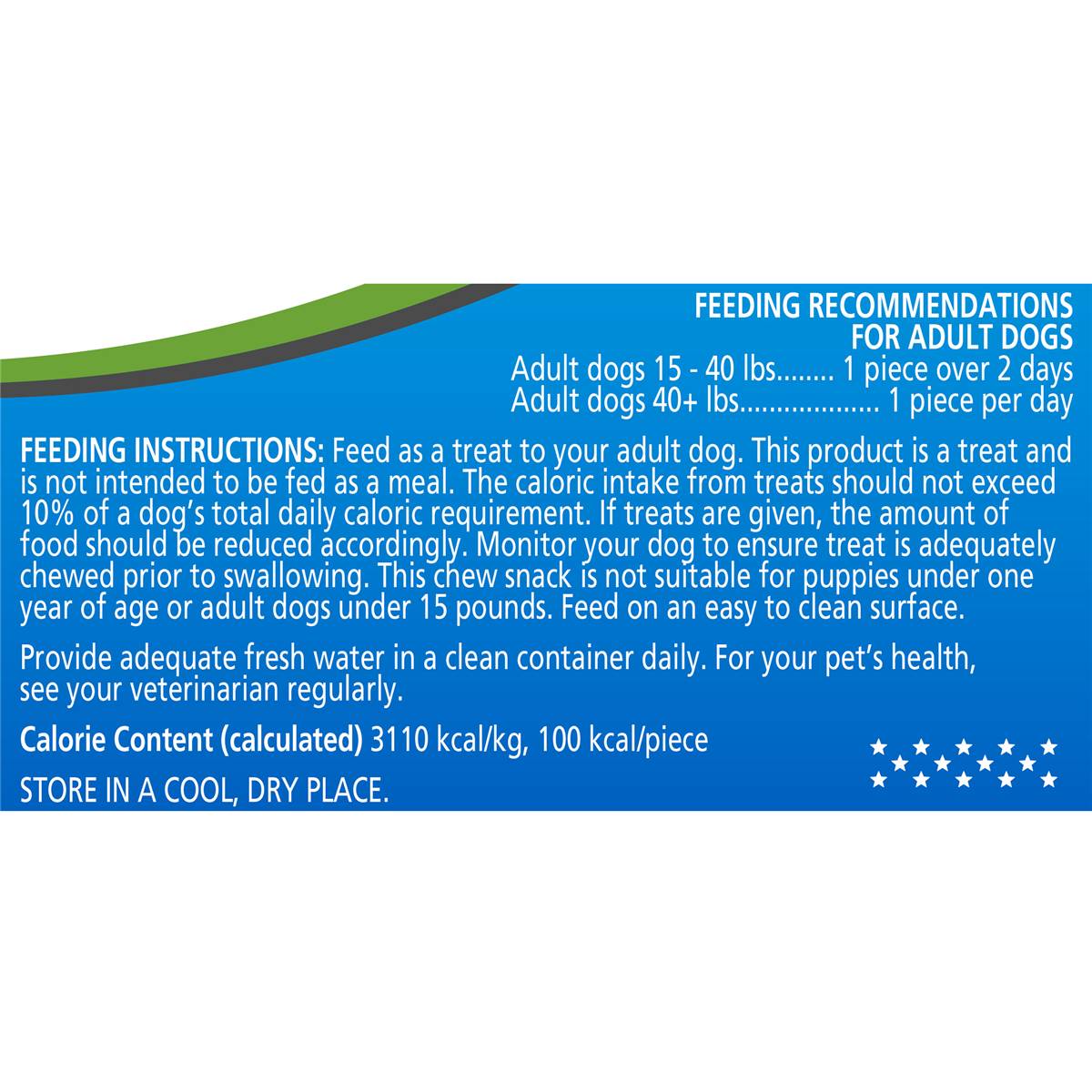 Dentalife Dog Treat Large Dogs 18 Pack Woolworths