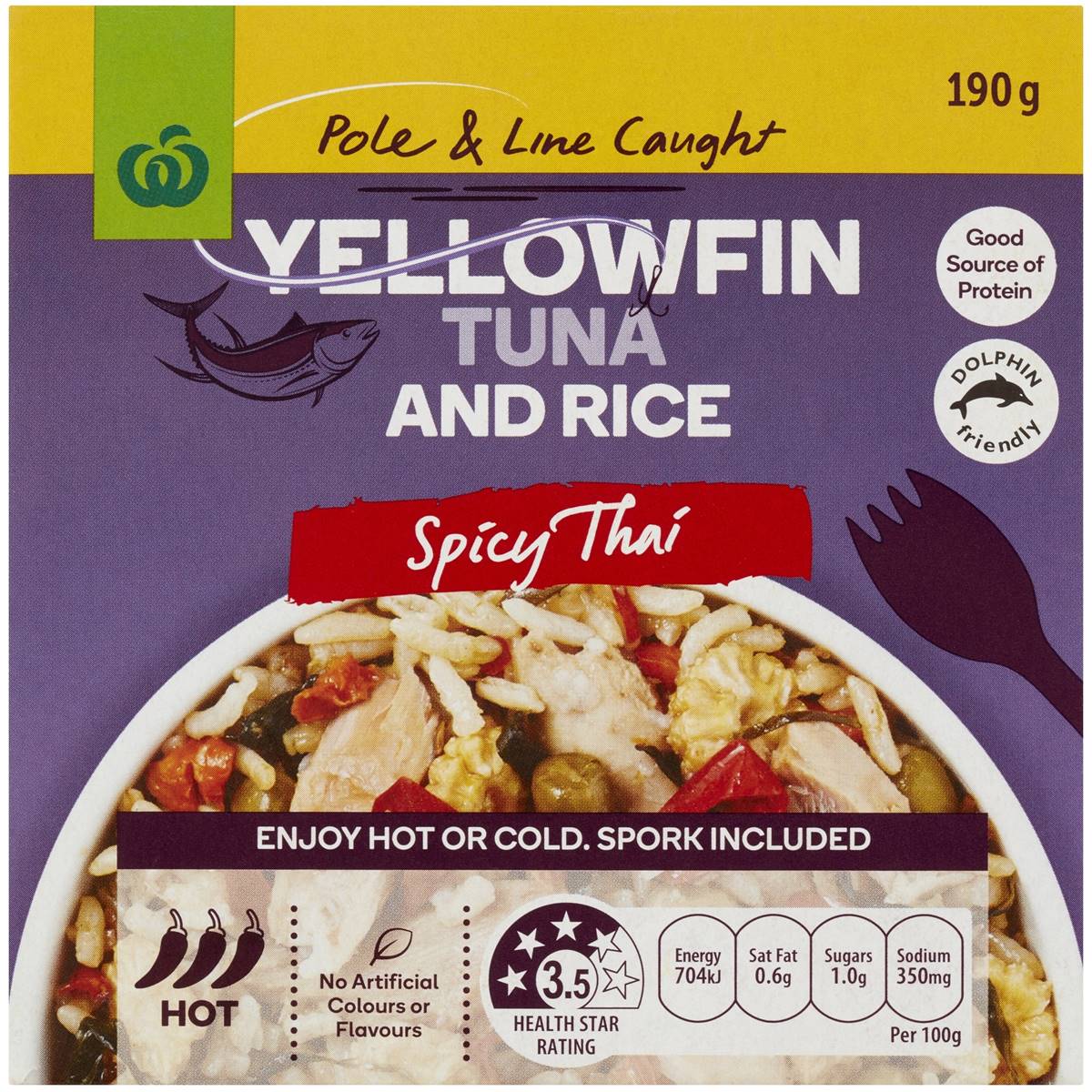 Woolworths Tuna Thai Spicy Fried Rice 190g Woolworths