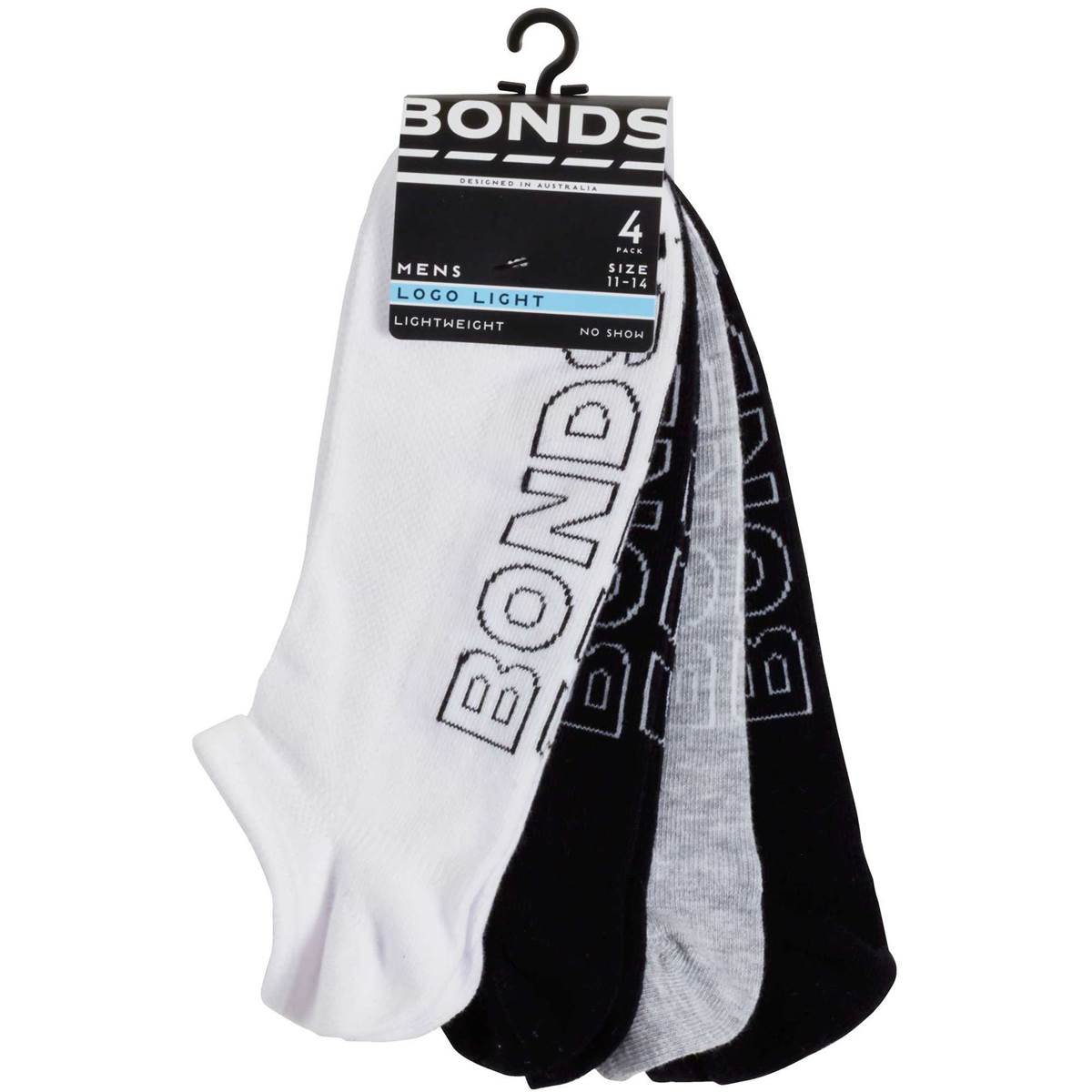 Bonds Mens Logo Light 1/4 Crew Size 11 Plus