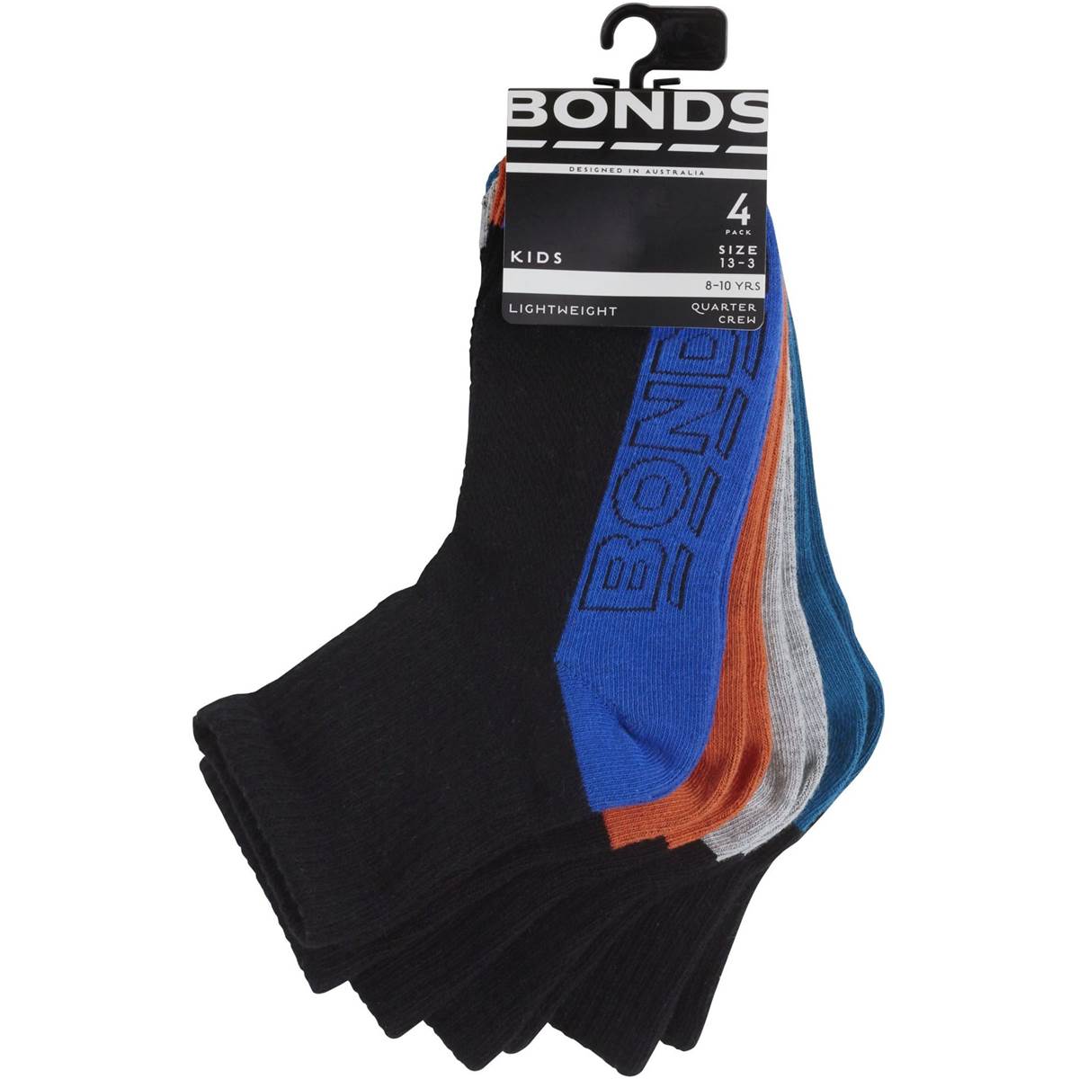 Bonds Kids Logo Light 1/4 Crew Sizes 5 To 8