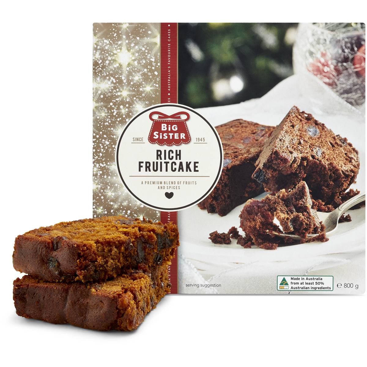 Big Sister Rich Fruit Cake Fruit Cake 800g | Woolworths