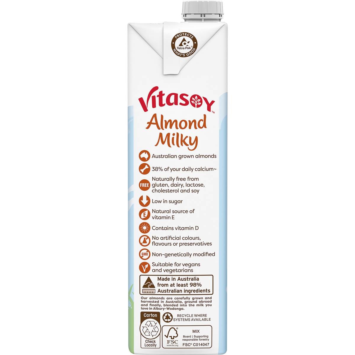 Vitasoy Almond Milky 1l Woolworths