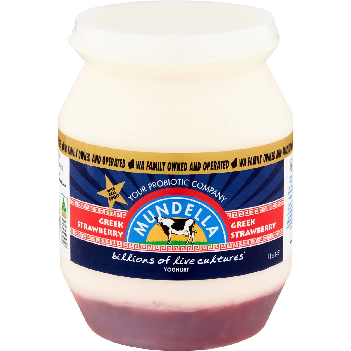 Mundella Greek Strawberry Yoghurt