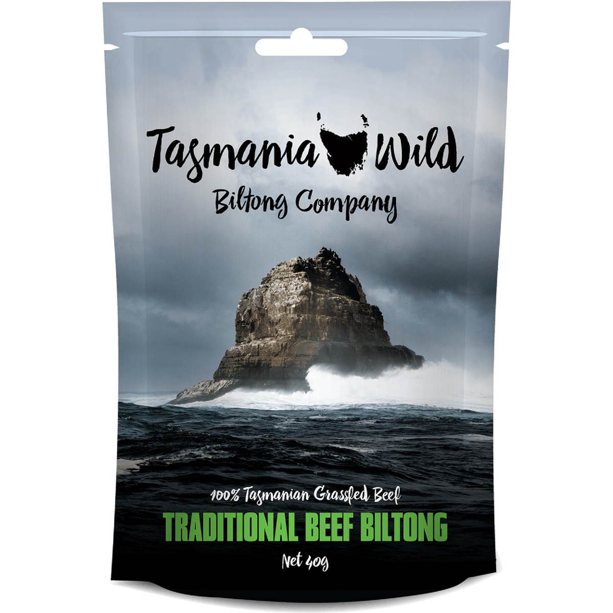 Tasmanian Wild Traditional Beef Biltong 40g Woolworths