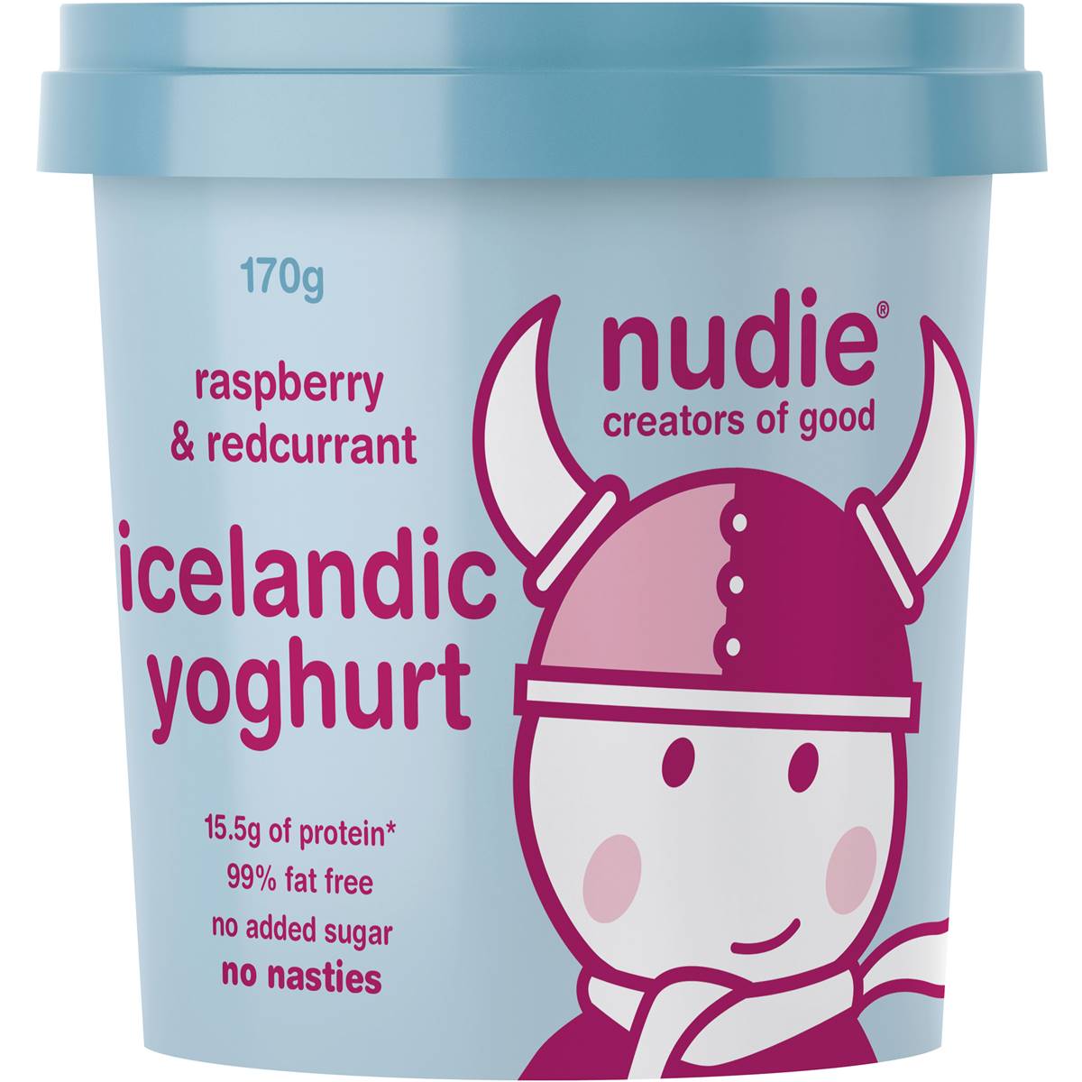 Nudie Icelandic Yoghurt Raspberry Redcurrant 170g Woolworths