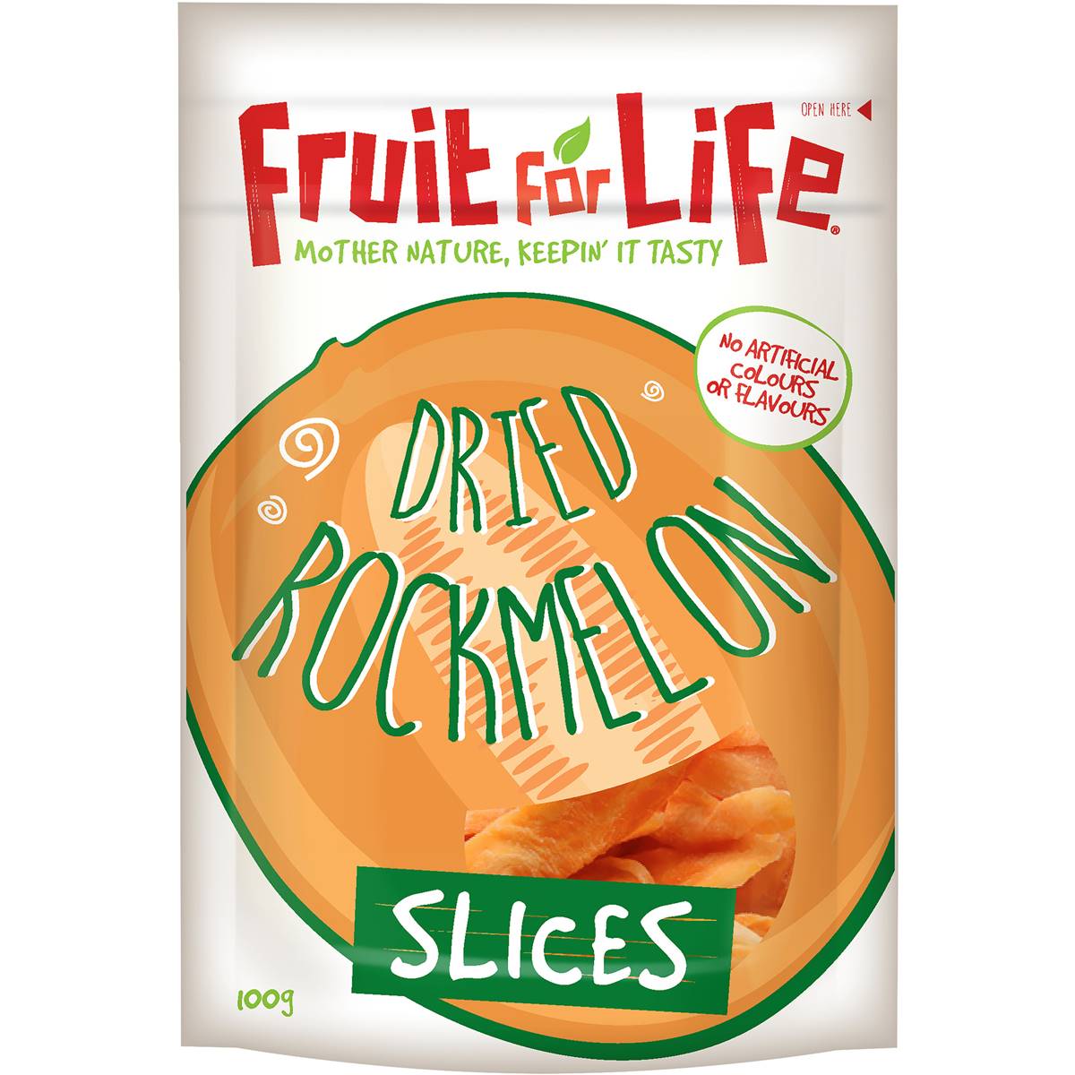 Fruit For Life Dried Rockmelon Slices 100g Woolworths