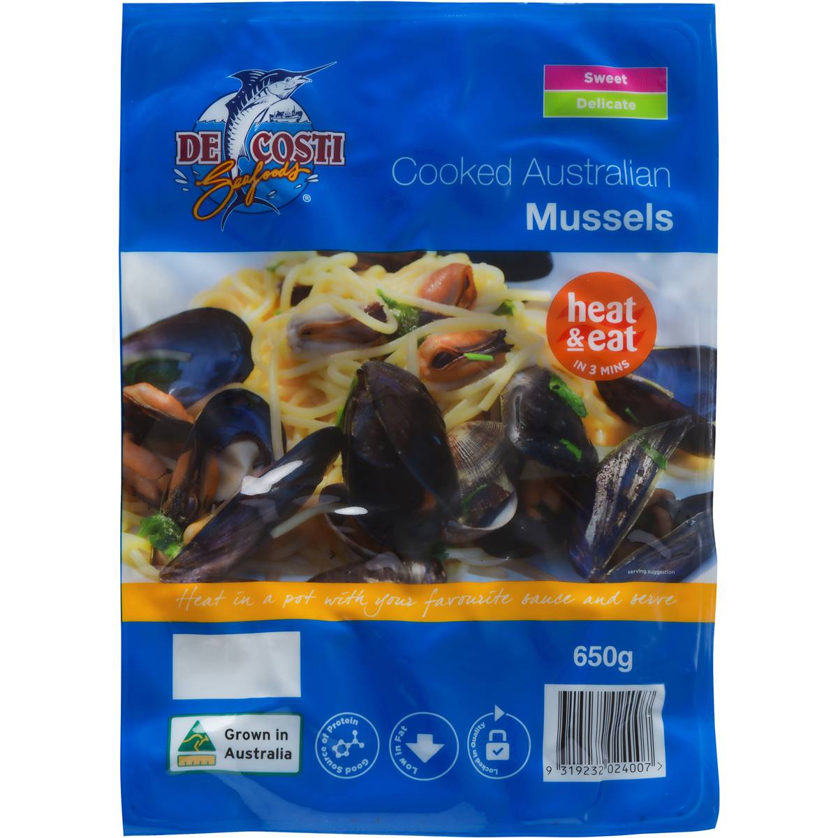 De Costi Mussels Cooked