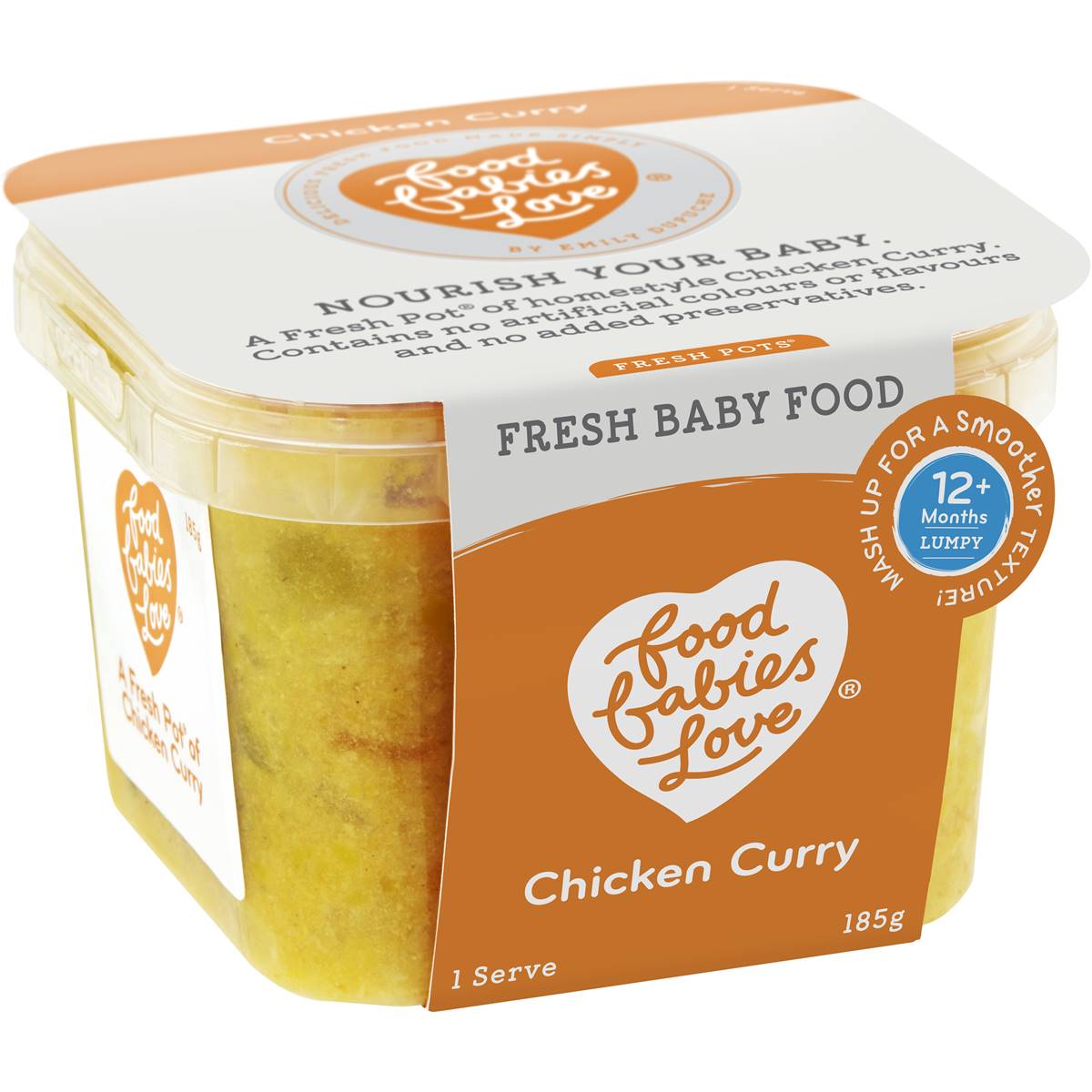 Food Babies Love Chicken Curry Fresh Pot