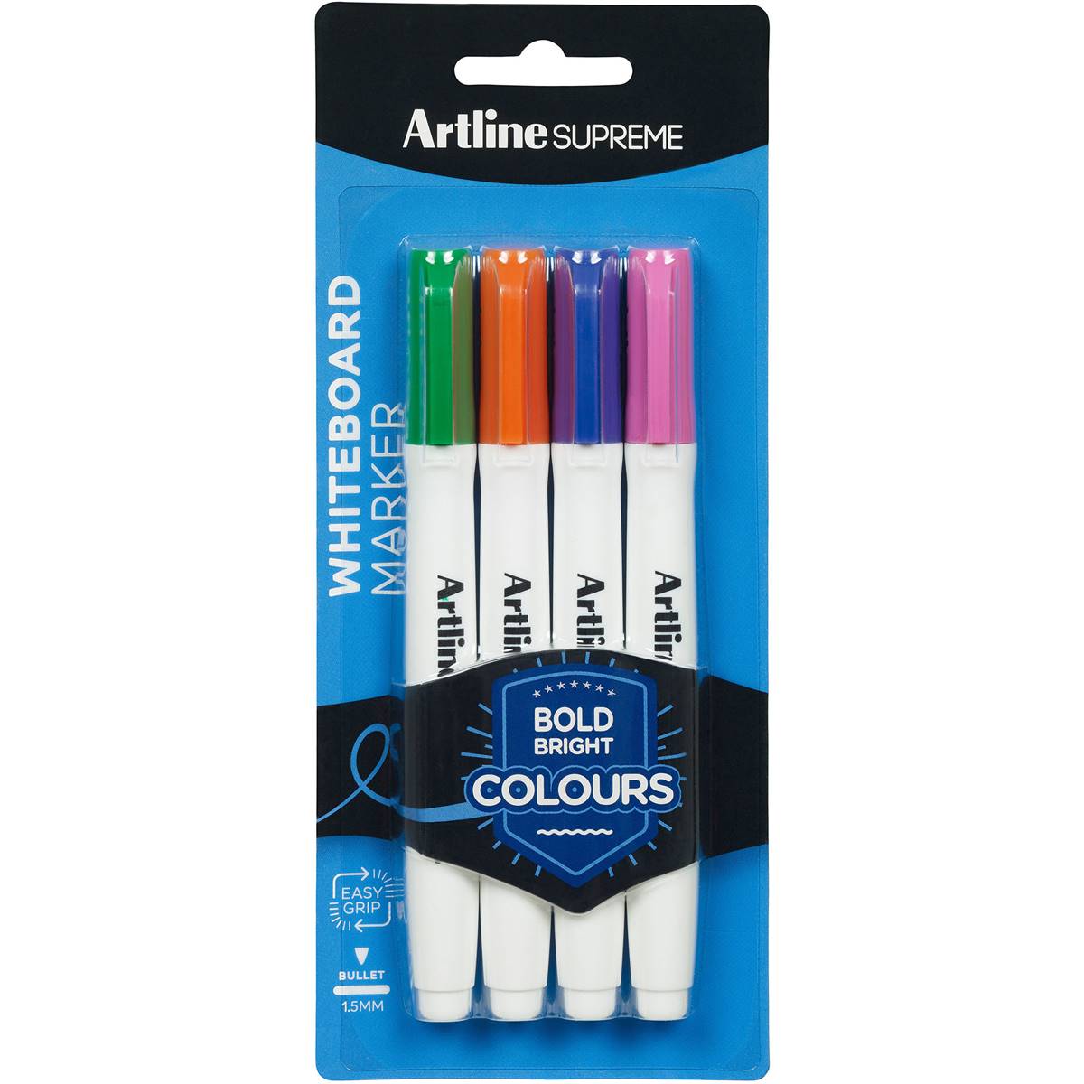 Artline Supreme Whiteboard Markers 4pk Woolworths