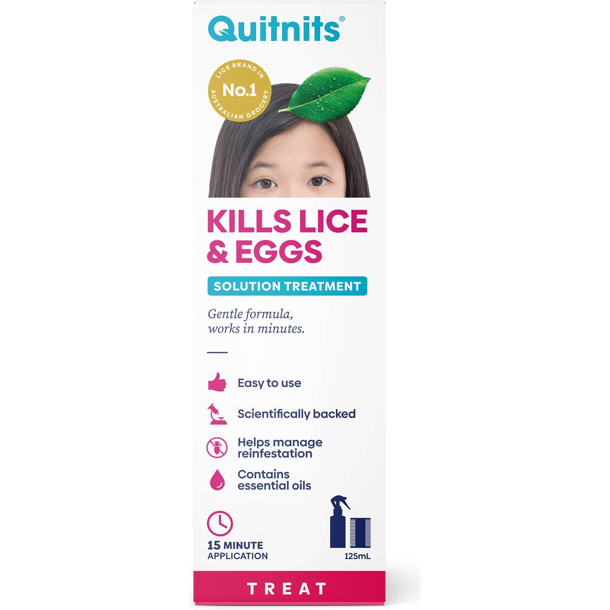 Quitnits Head Lice Solution 125ml Woolworths