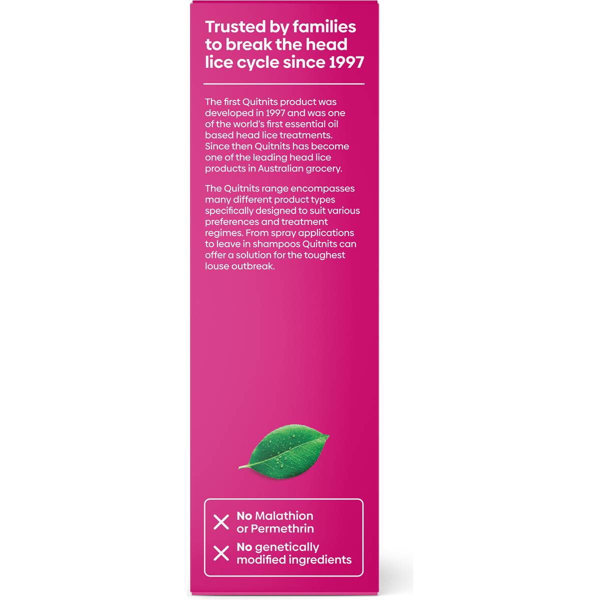 Quitnits Head Lice Solution 125ml Woolworths