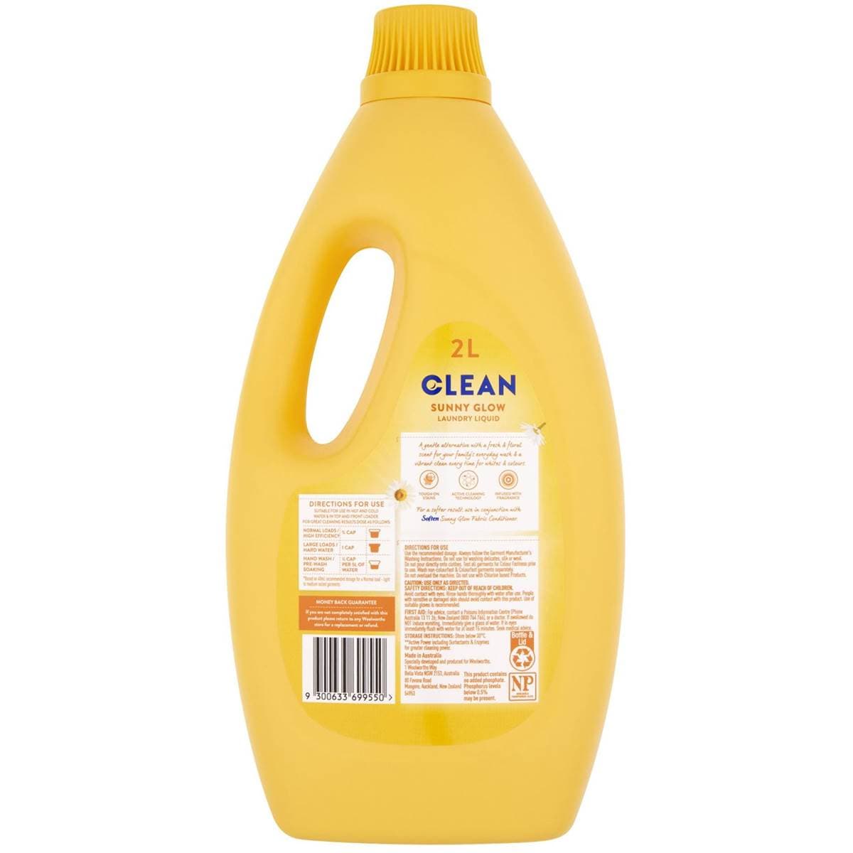 Clean Laundry Liquid Sunny Glow 2l Woolworths