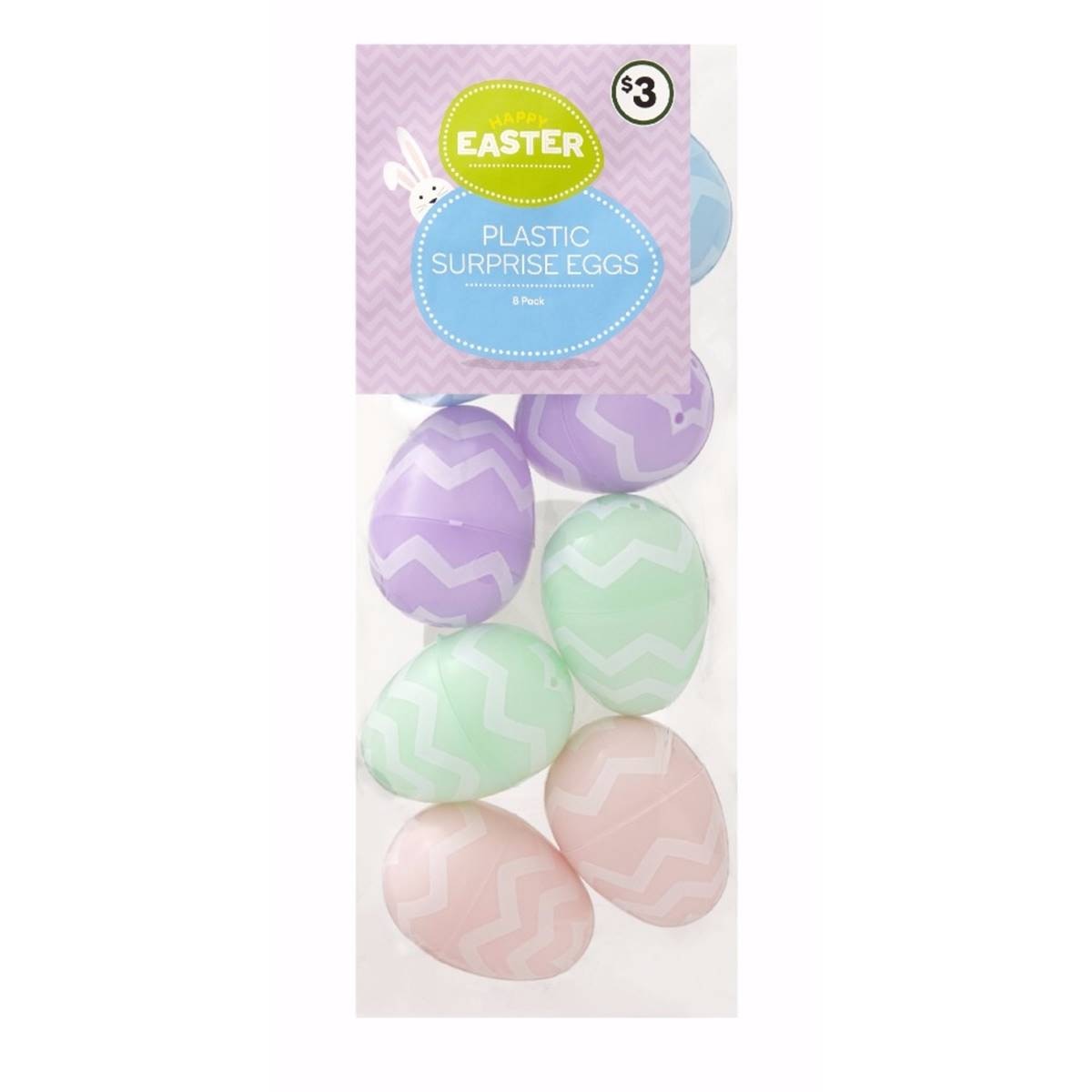 Easter Plastic Surprise Eggs 8 Pack | Woolworths