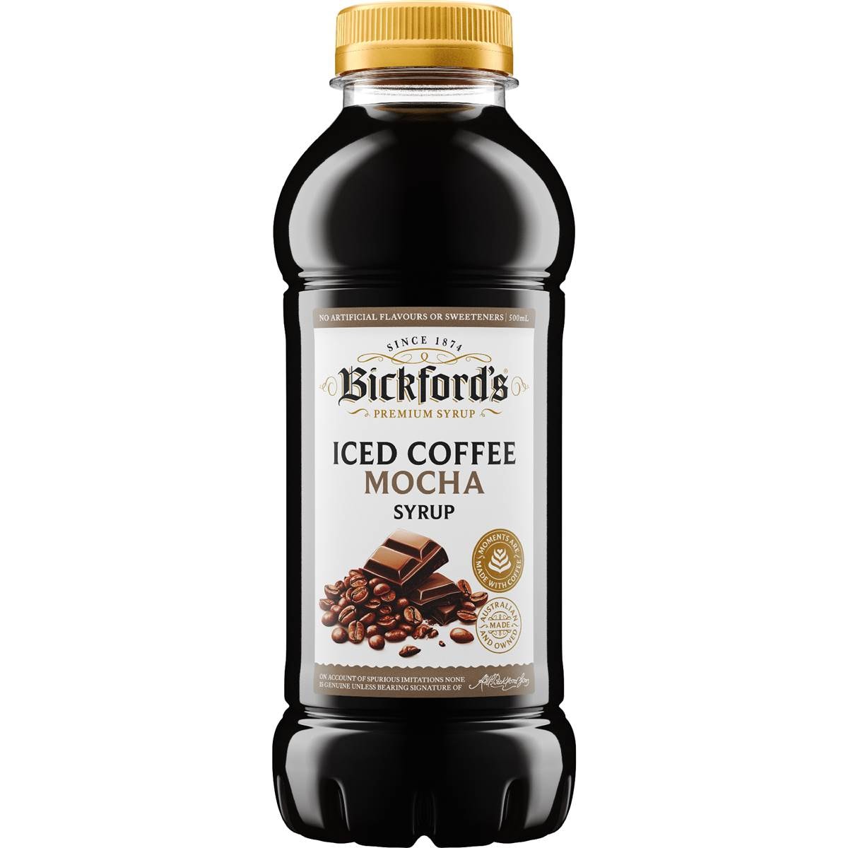 Bickford's Iced Mocha Coffee Syrup 500mL