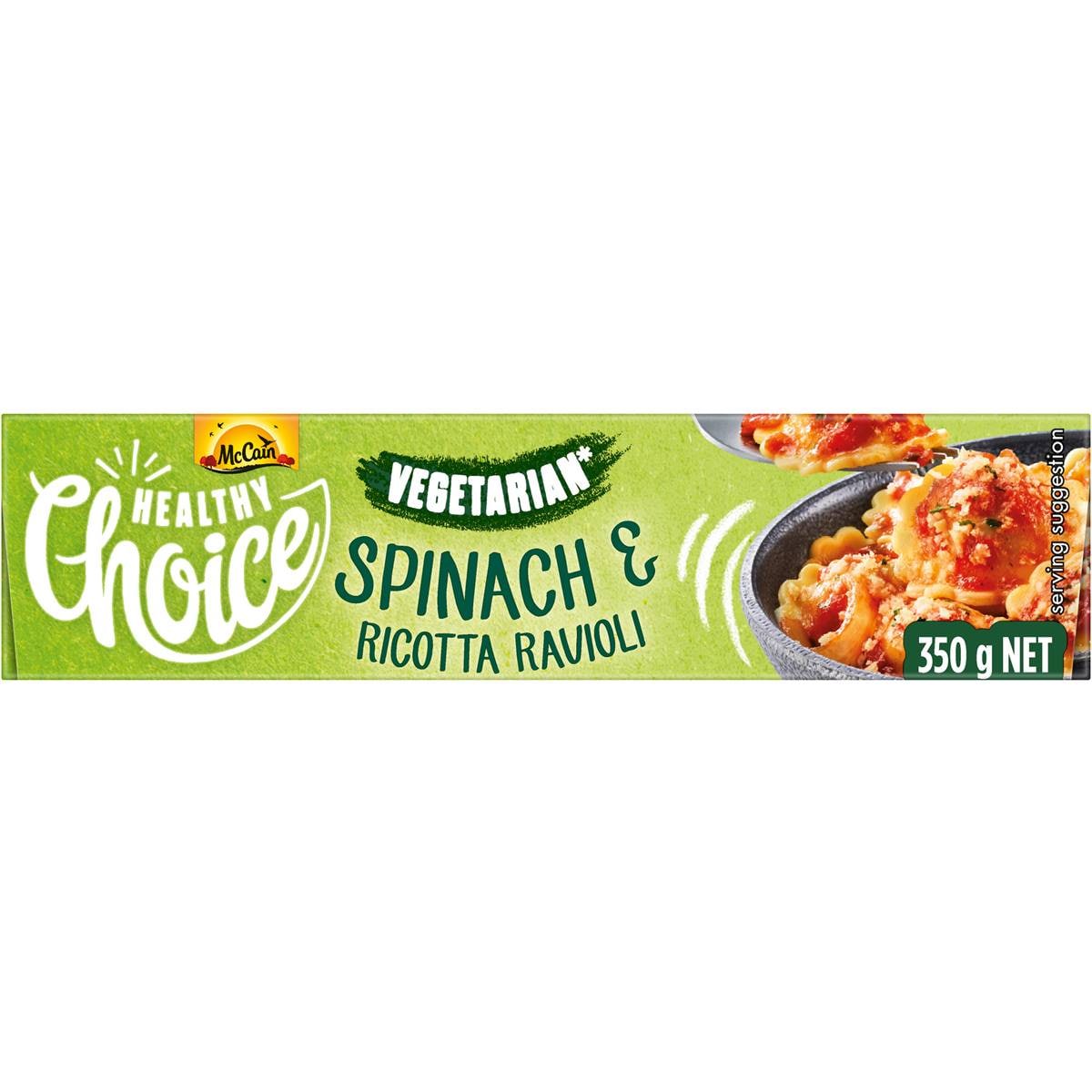 Mccain Spinach & Ricotta Ravioli Healthy Choice Frozen Meal 350g