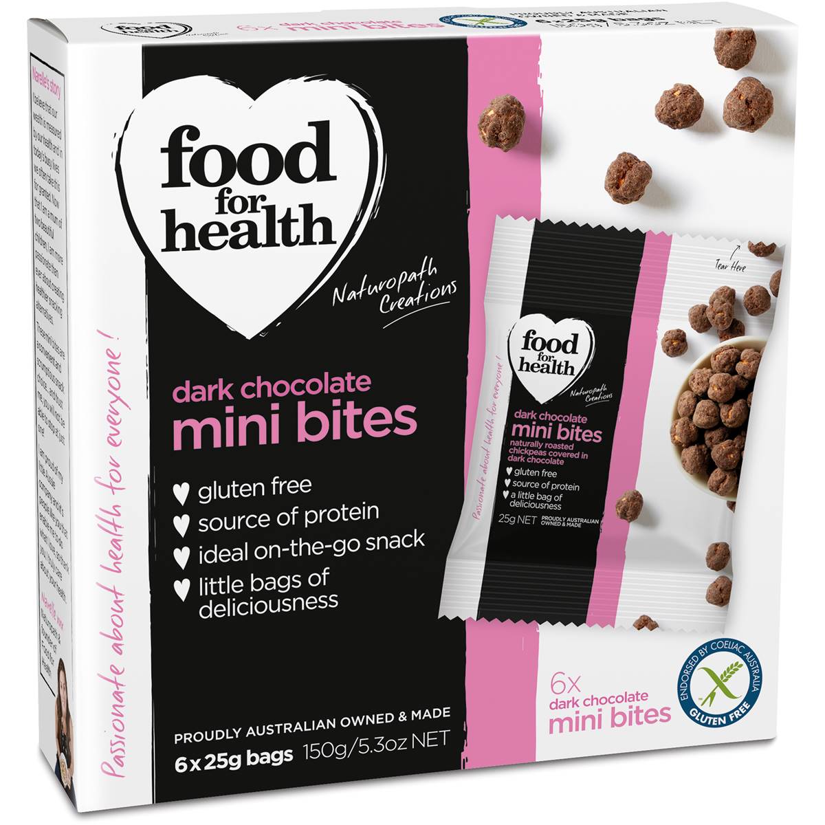 Food For Health Chocolate Mini Bites