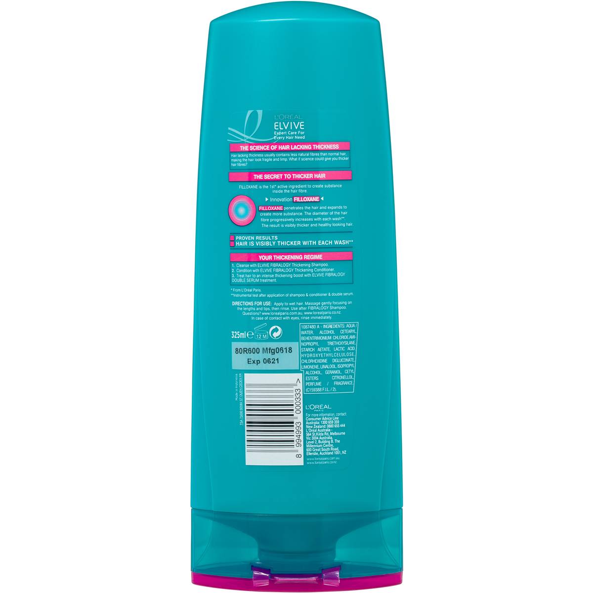 L'oreal Elvive Fibralogy Conditioner 325ml Woolworths