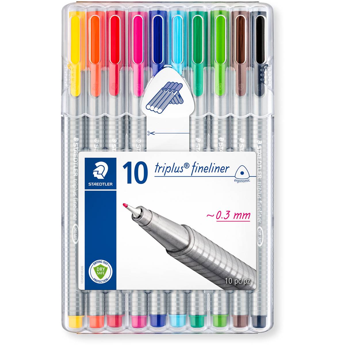 Staedtler Triplus Fineliner 10 Pack | Woolworths