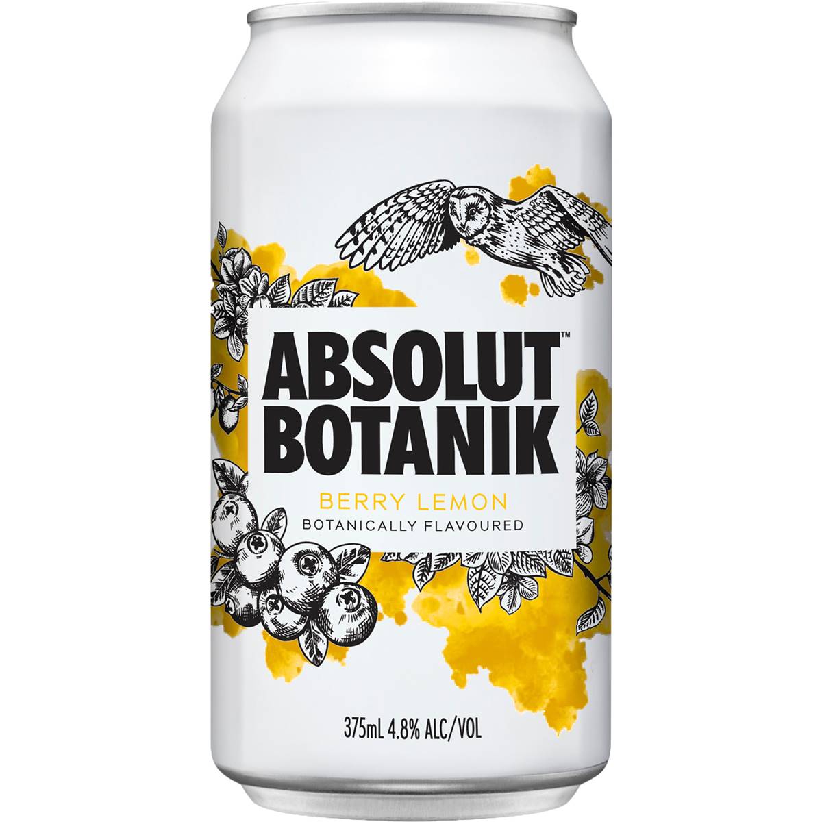 Absolut Botanik Berry Lemon Vodka Can