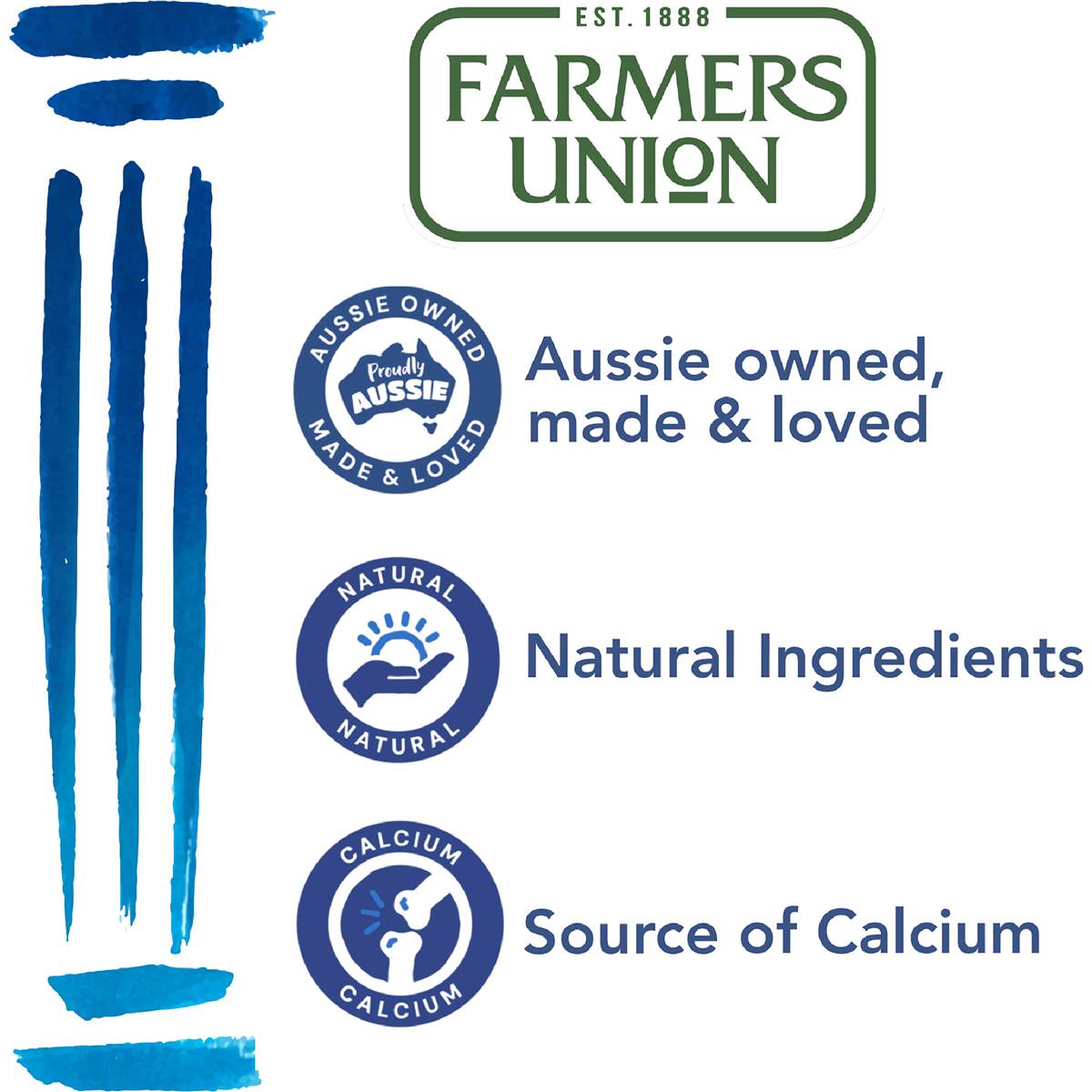 Farmers Union Greek Style Yogurt Pouch Natural 130g Woolworths