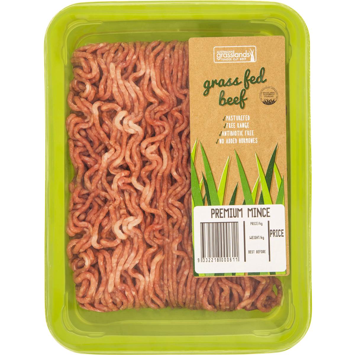 Grasslands Premium Beef Mince 500g Woolworths