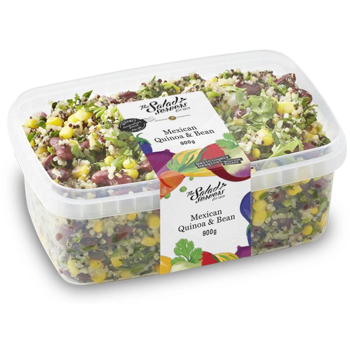 The Salad Servers Mexican Quinoa & Bean Salad 900g Woolworths