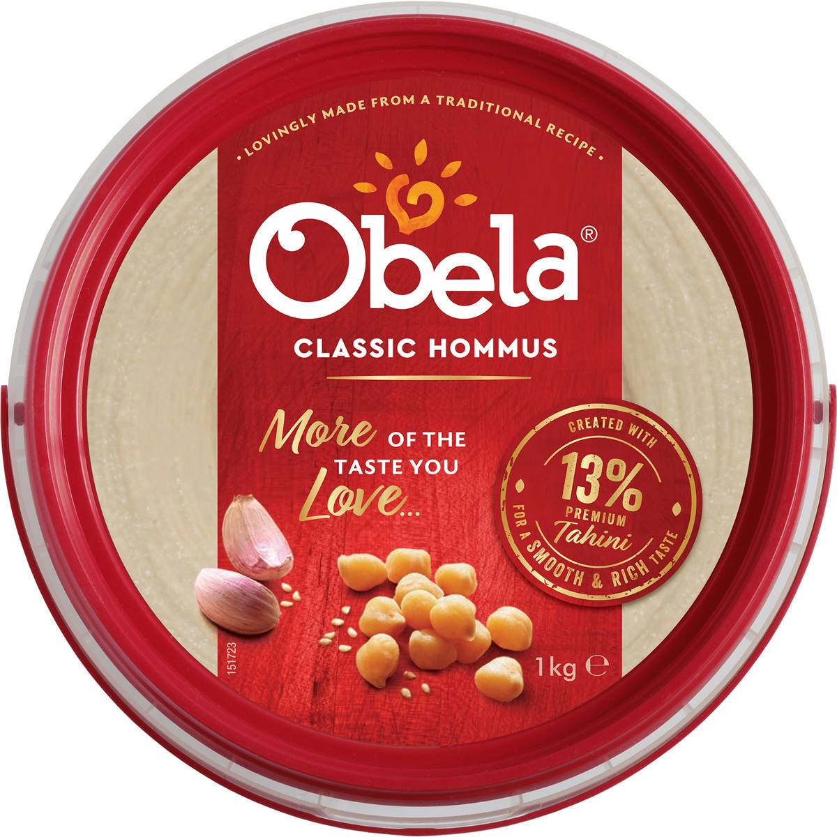 Obela Hommus 1kg Woolworths