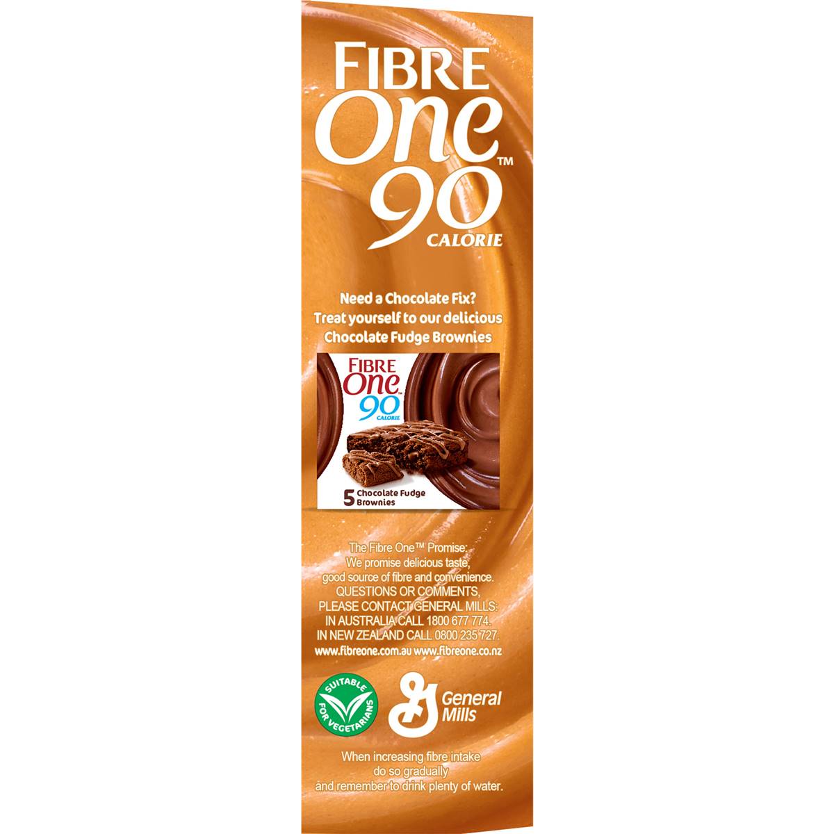 Fibre One 90 Calorie Salted Caramel Snack Bars 120g Woolworths