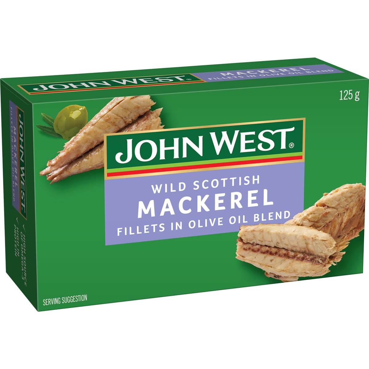 John West Wild Scottish Mackerel In Olive Oil