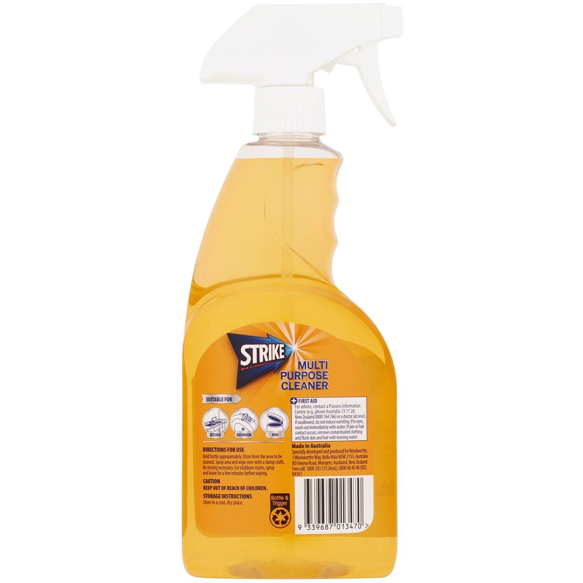 Strike Multi Purpose Cleaner 750ml Woolworths