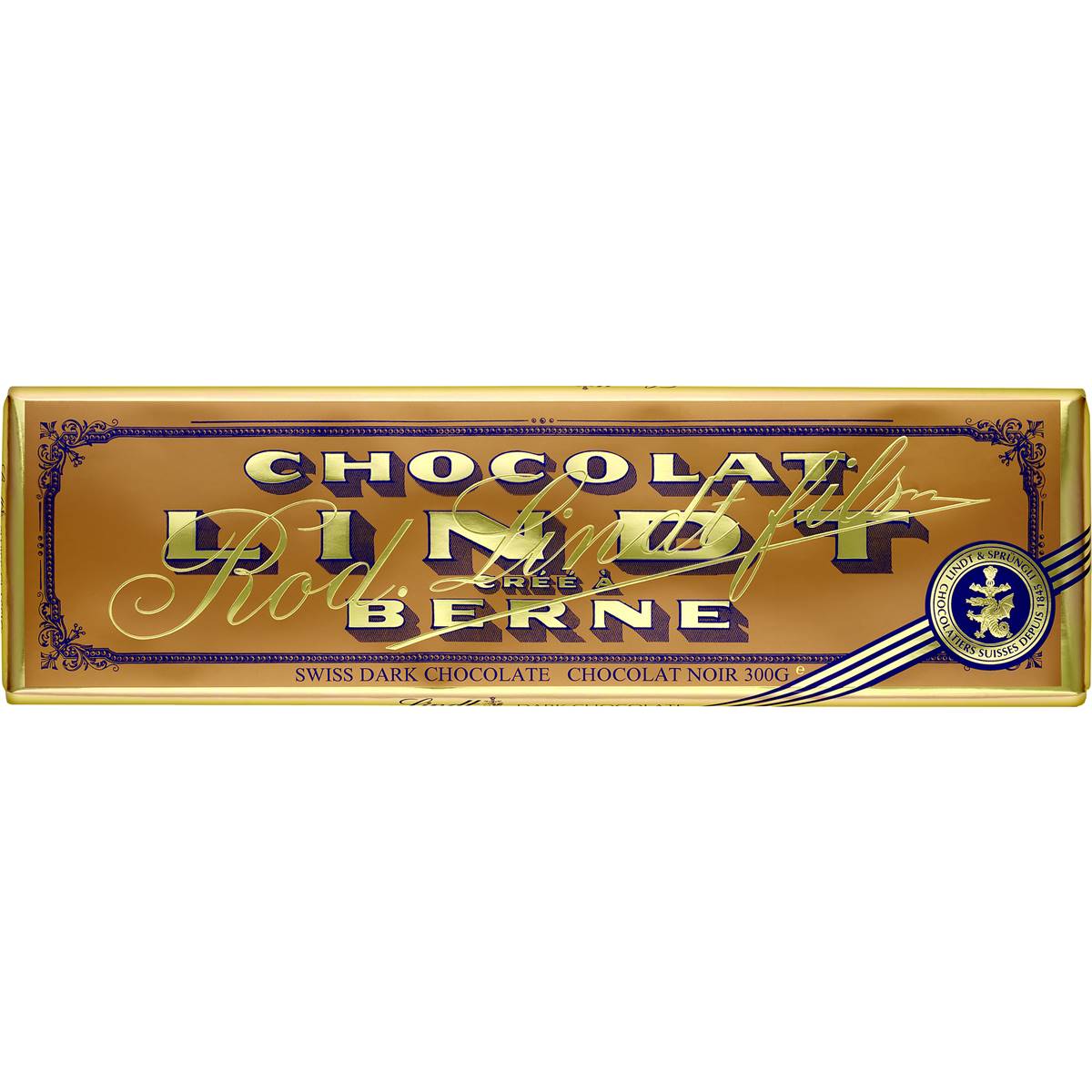 Lindt Gold Swiss Dark Chocolate Block 300g | Woolworths