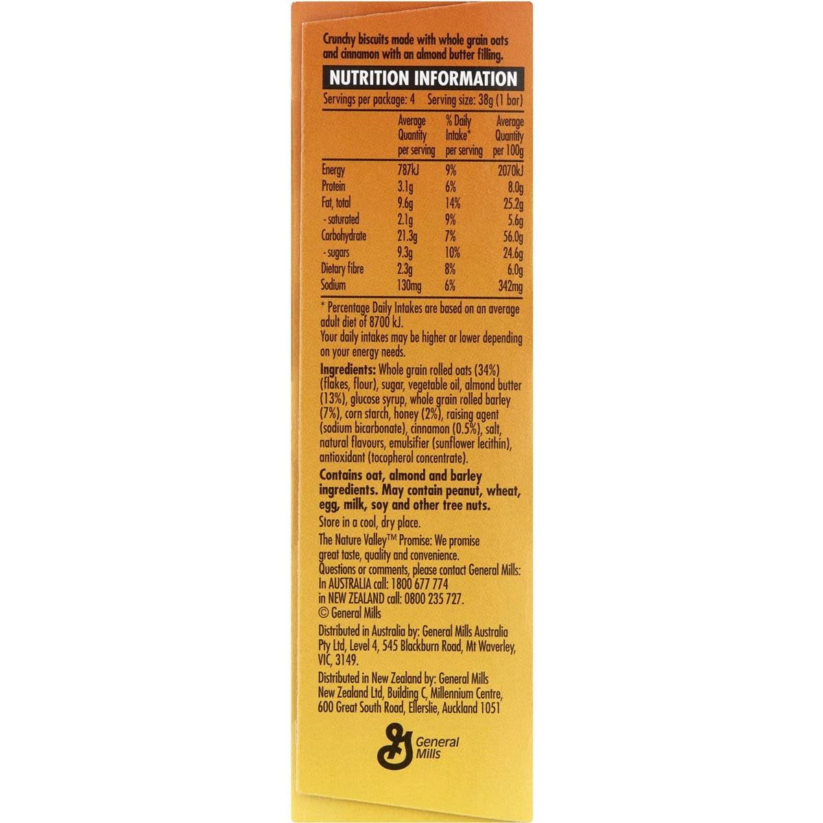 Nature Valley Nut Butter Almond 152g Woolworths