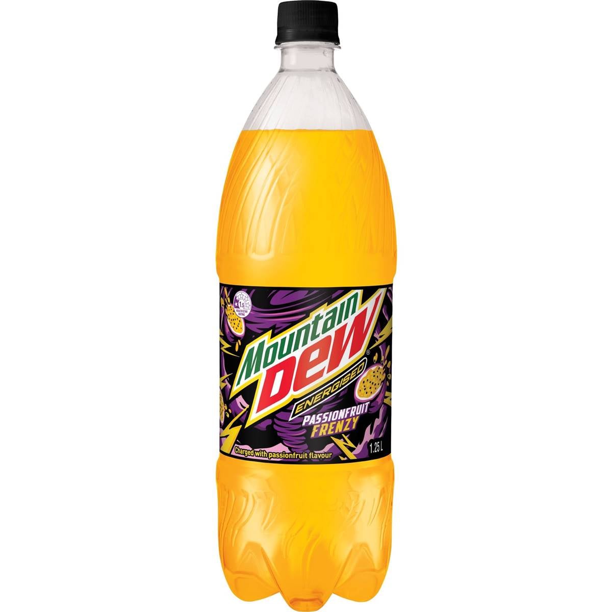 Mountain Dew Passionfruit Frenzy Soft Drink 1.25L