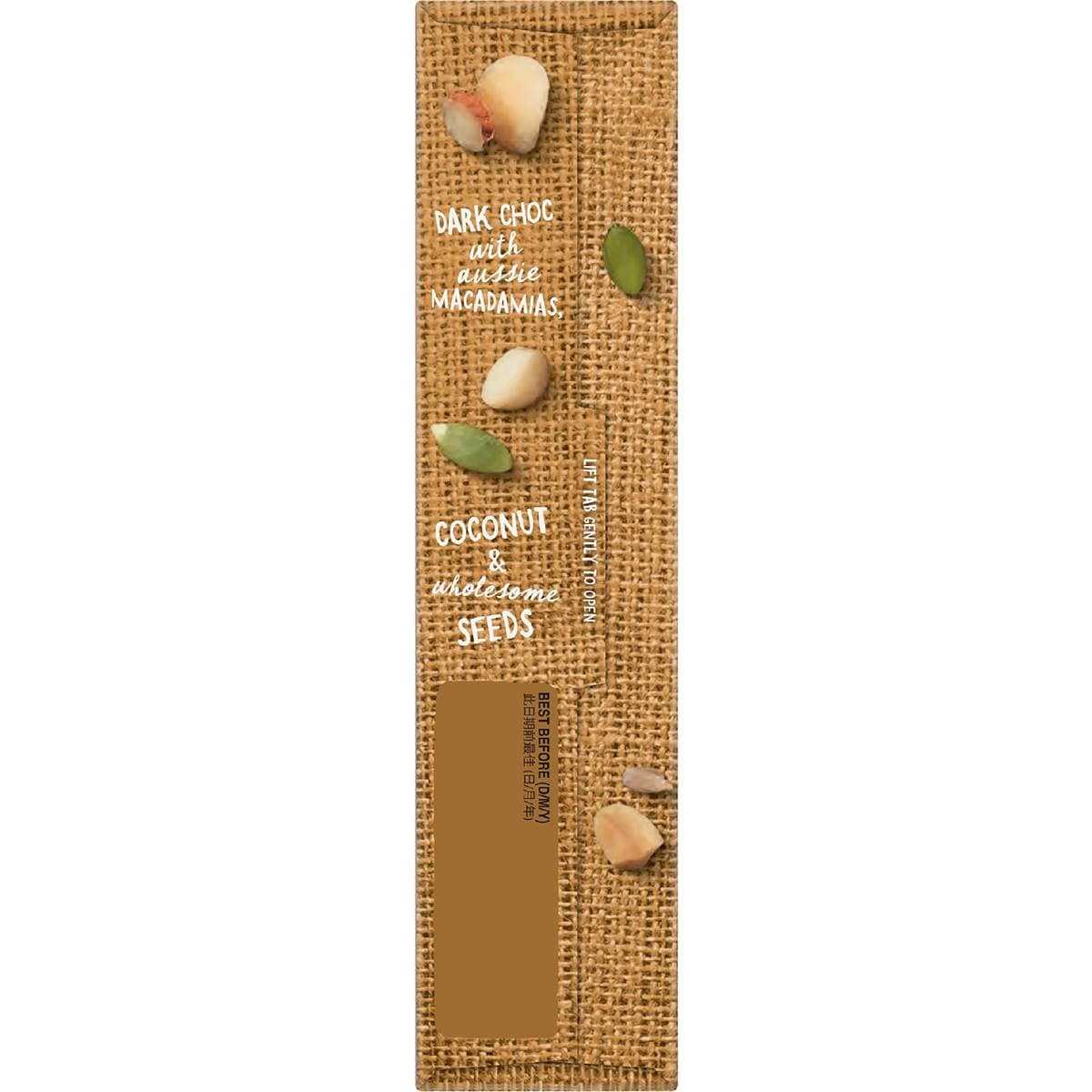 Carman's Nut Bars Dark Chocolate, Coconut & Macadamia 5 Pack Woolworths
