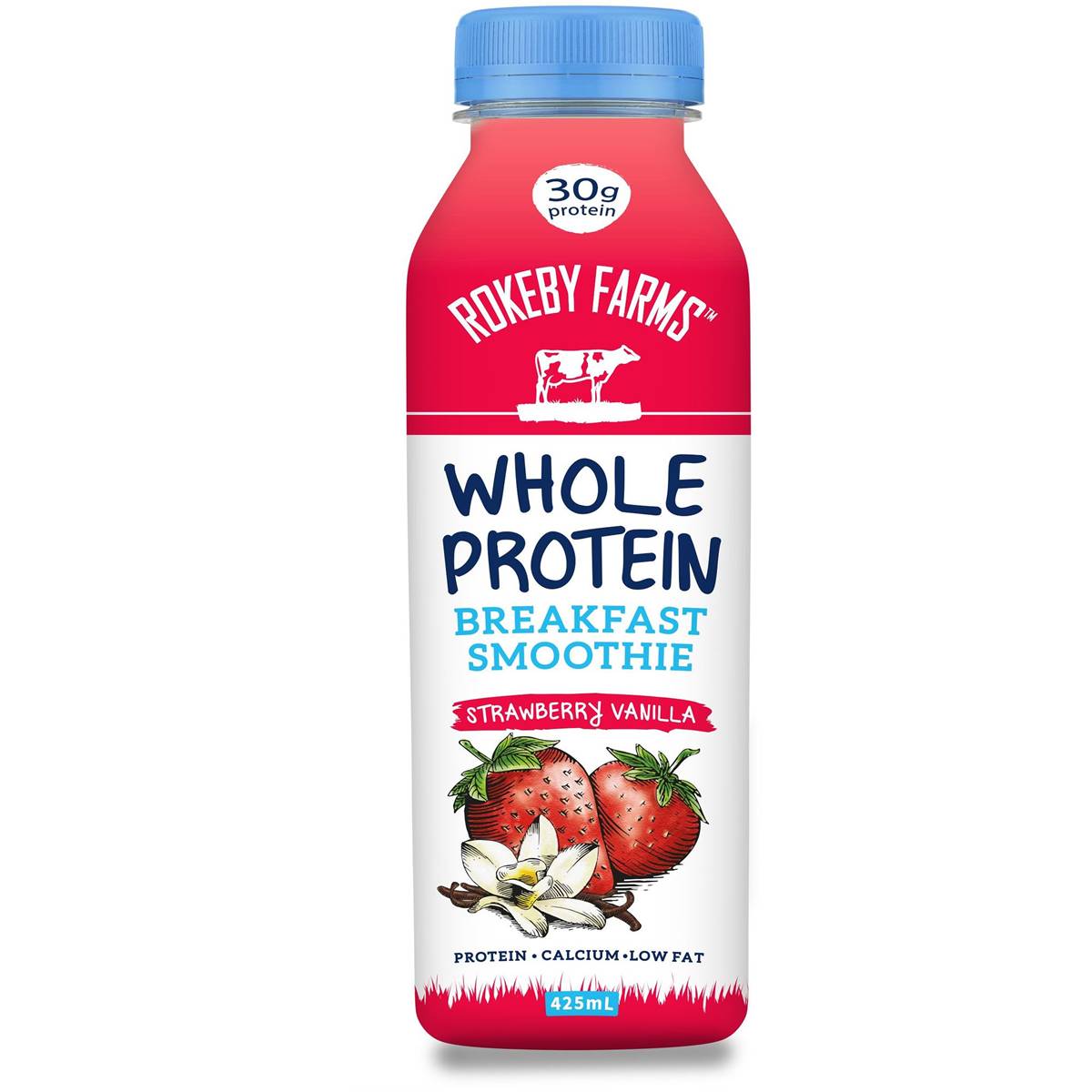 Rokeby Farms Smoothie Strawberry 425ml Woolworths