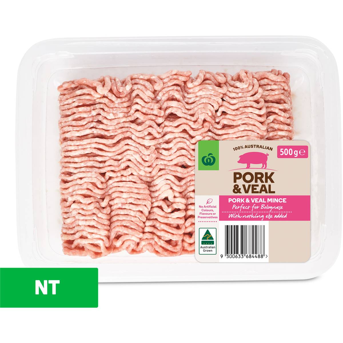 Woolworths Pork & Veal Mince 500g Woolworths